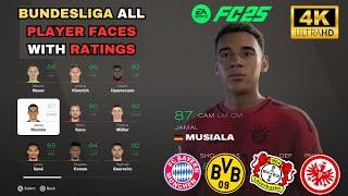 EA SPORTS FC 25 | Bundesliga - ALL Player Faces & Ratings in FC 25