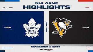 NHL Highlights | Maple Leafs vs. Penguins - December 7, 2024