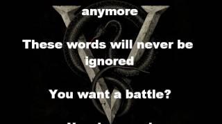 Bullet For My Valentine-You Want a Battle?(Here's a War) - Lyric video