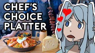 Babish Chef's Choice Platter with Bunny Vtuber - Torineesan Reacts