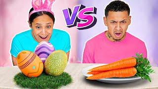 EASTER VS REAL FOOD CHALLENGE!