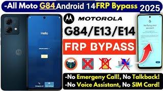 NEW 2025 : Motorola G84 Frp Bypasss Android 13,14  | Moto G82,G84, G54, G10 Latest All moto Frp