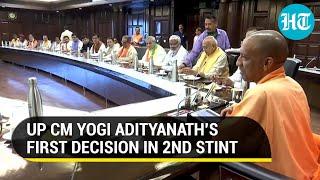 Yogi cabinet's first decision after oath ceremony; Free ration scheme extended, to help 15 crore