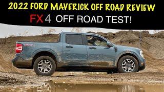 2022 FORD MAVERICK FX4 OFF ROAD REVIEW!