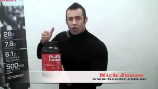 GEN-TEC Pure Carbs Carbohydrate Supplement Information Video - Nick Jones - MassiveJoes.com