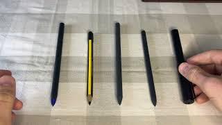 EMR Pen Comparisons - Staedtler Digital vs reMarkable Marker vs Lamy vs Samsung vs Kindle Scribe Pen