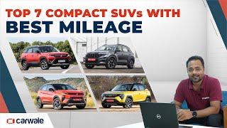 Top 7 Compact SUVs with Best Mileage - XUV 3XO, Sonet, Brezza, Nexon and more | CarWale