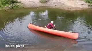 Open Water Solo Paddler Canoe Strokes