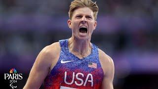 Hunter Woodhall becomes Paralympic champion with incredible 400m close for gold | NBC Sports