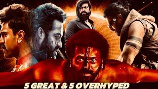 Top 5 overhyped south movies & Top 5 Best south movies Hindi dubbed