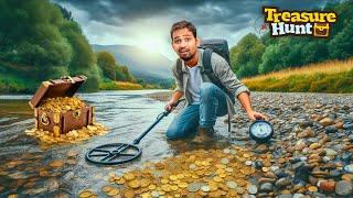 Treasure Hunting Challenge In River | Can We Get Gold...? Part-2