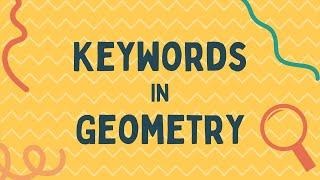 Keywords In Maths: Geometry