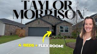 Taylor Morrison Homes For Sale in Houston TX | 4 beds plus flex room