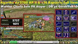 DostWeDusmaN - Agartha'da 5700 AP'li & +16 Raptorlu Warrior Charla Solo PK Atıyor! | Knight Online