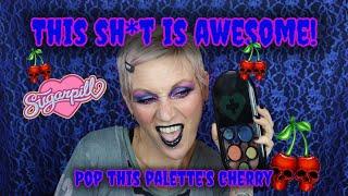 Pop this palette's cherry First Impression Sugarpill Black Capsule