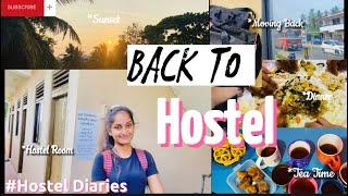 MOVING BACK To The Hostel Life: Srilankan Uni Student | University Of kelaniya | Study Vlog*Tea Time