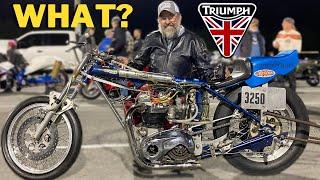 NITRO TRIUMPH Stuns Harley-Davidson Racer!