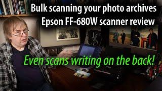 Scanning your family photo archive. Epson FF-680W scanner review