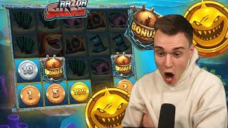 WIR JAGEN MÜNZEN BEI RAZOR SHARK!  | Casino Slot Stream Highlights