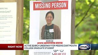 Active search underway for missing Dartmouth College graduate student