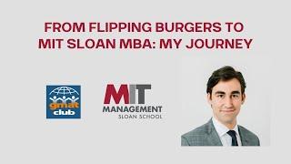 From flipping burgers to receiving admits from MIT Sloan, Haas, NYU Stern : My Journey