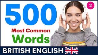 500 Most Common English Words | British Vocabulary and Pronunciation | PART 2