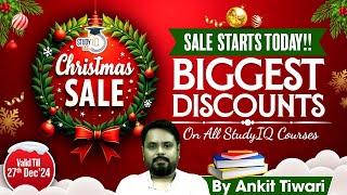 Grab Huge Discounts on UPSC Courses | StudyIQ Christmas Sale Live Now