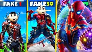 Franklin& ShinChanControlling SpiderMan Fake Part-1 Suit UpgradeIn GTA 5 Telugu