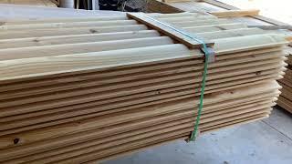 2x8 #1 Grade Southern Yellow Pine D-Log Siding