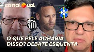 NEYMAR PREFERE SELEÇÃO AO SANTOS? O QUE PELÉ ACHARIA DISSO? COLUNISTAS SE REVOLTAM E DEBATE ESQUENTA