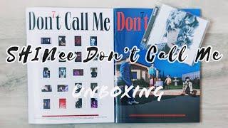  Распаковка альбома SHINee (샤이니) Don't Call Me // SHINee Unboxing 