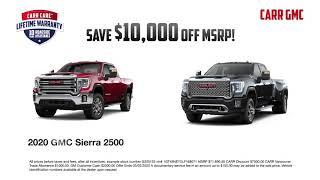 Savings Have Never Been Sweeter at CARR GMC in Vancouver!