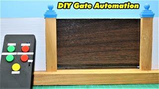 How to Make Automatic Remote Controlled Gate Opening & Closing System using Arduino & RF Modules
