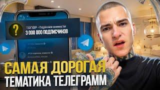 САМАЯ ДОРОГАЯ ТЕМАТИКА TELEGRAM - МИЛЛИОНЫ В МЕСЯЦ