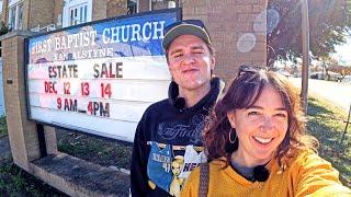 Estate Sale in a 110 Year Old Baptist Church?! We Had to Make the Drive!