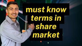 Every Share Market Terms Explained in 8 minutes | Share Durbar