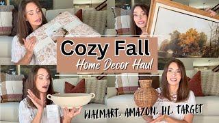 NEW Fall Home Decor Haul : Walmart, Amazon, Hobby Lobby & Target Fall Decor Finds