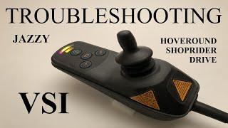 2024 troubleshoot and repair wheelchair vsi joystick fault errors 352-999-4477