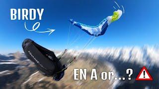 Is the Supair BIRDY "super-high A" paraglider really an "A" wing? 