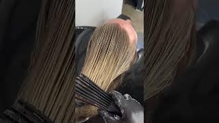 Мелирование как камуфляж седины #колористика #мелирование #мелированиеволос