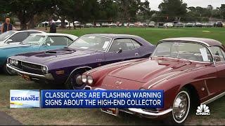 Classic cars flashing warnings signs among high-end collectors