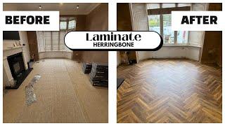 How to Install Herringbone Laminate Flooring -Step-by-Step Guide!