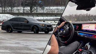 New BMW M5 G90 2025 drift compilation