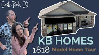 Epic CASTLE ROCK, COLORADO Home Tour! KB Homes 1818 MODEL