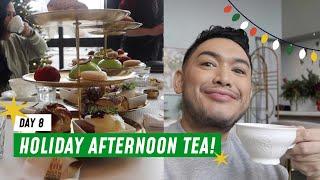 Festive Afternoon Tea, More Christmas Shopping before I Leave - #vlogmas2024 Day 8