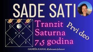 SADE SATI - TRANZIT SATURNA 7,5 GODINA prvi deo #vedskaastrologija #đotiš #karma #saturn #sadesati