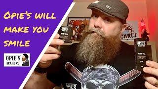 Opie’s Beard Co, Filthy Grin beard oil and balm review (2020)