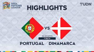 HIGHLIGHTS - Portugal vs Dinamarca | UEFA Nations League - Cuartos- Vuelta 2025 | TUDN