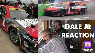 In car cameras with radio and more of Ross Chastain’s amazing final lap pass (Dale Jr reaction)