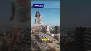 Девушка великан ходит по городу #фильм #кино